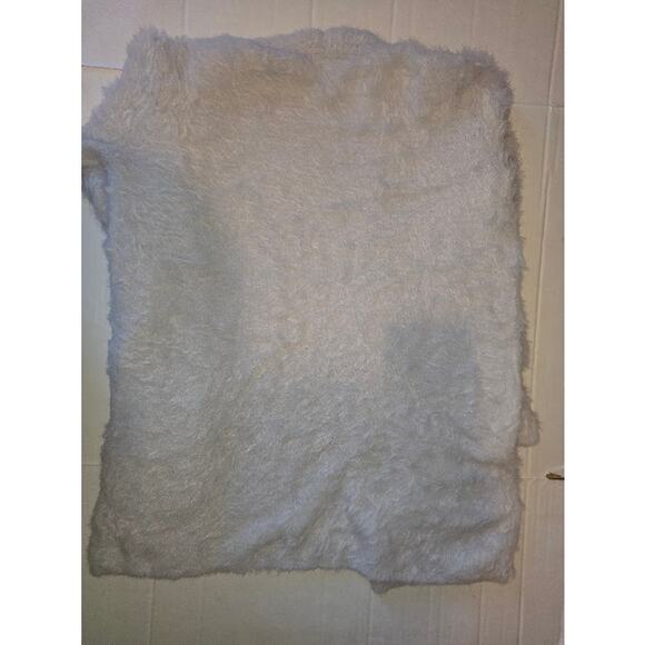 Free People Faux Fur Open Front Fuzzy Cardigan Size XS Boho Chic - Picture 5 of 6